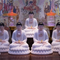 Bộ Tượng Thất Phật Dược Sư Đá Ép Cao Cấp 30cm (TCA032019)9