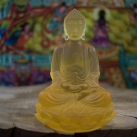 Tượng Phật Di Đà Đá Lưu Ly Để Xe Ô Tô 1