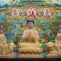 Tượng Phật Hoa Nghiêm Tam Thánh Đá Thạch Anh1