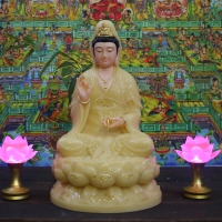 Tượng Phật Quan Âm Bột Đá Thạch Anh 48cm1
